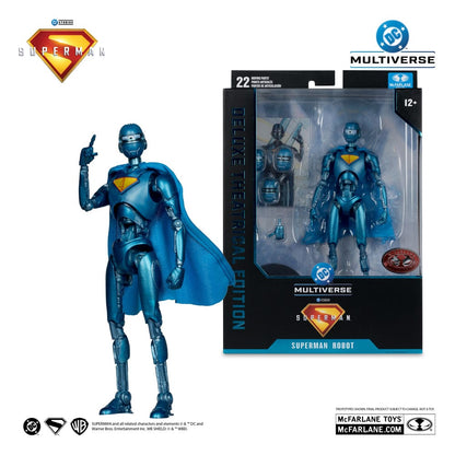 Superman (2025) DC Multiverse Deluxe Actionfigur Superman Robot (Red Platinum Edition) 18 cm Image 5