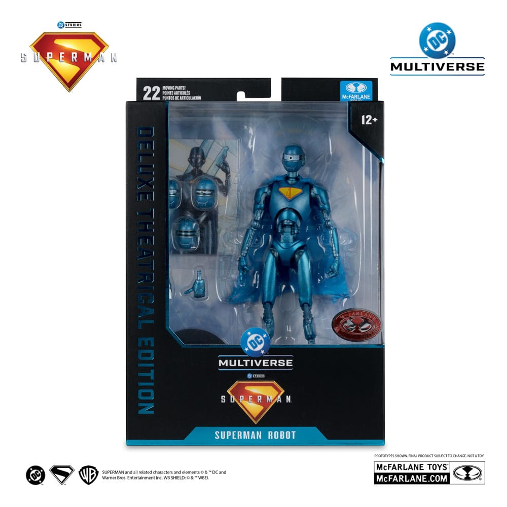 Superman (2025) DC Multiverse Deluxe Actionfigur Superman Robot (Red Platinum Edition) 18 cm Image 8