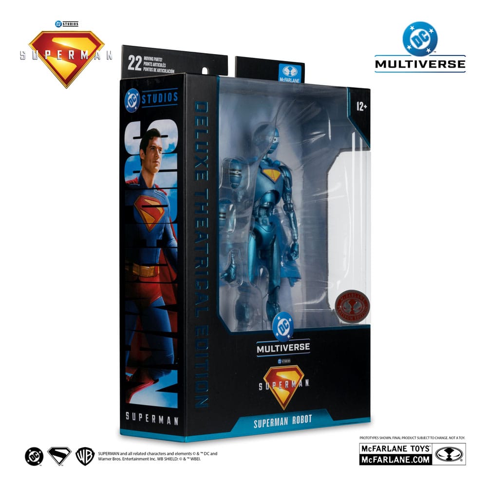 Superman (2025) DC Multiverse Deluxe Actionfigur Superman Robot (Red Platinum Edition) 18 cm Image 9
