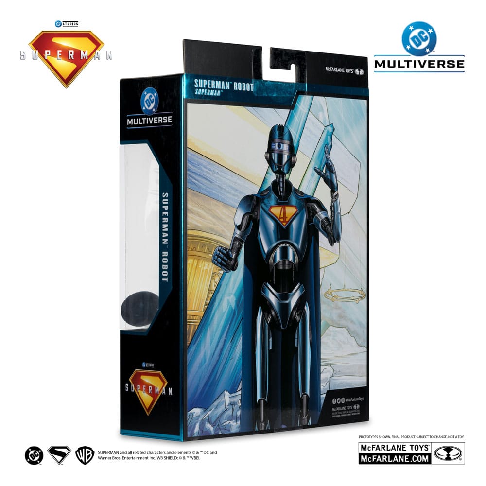 Superman (2025) DC Multiverse Deluxe Actionfigur Superman Robot (Red Platinum Edition) 18 cm Image 10