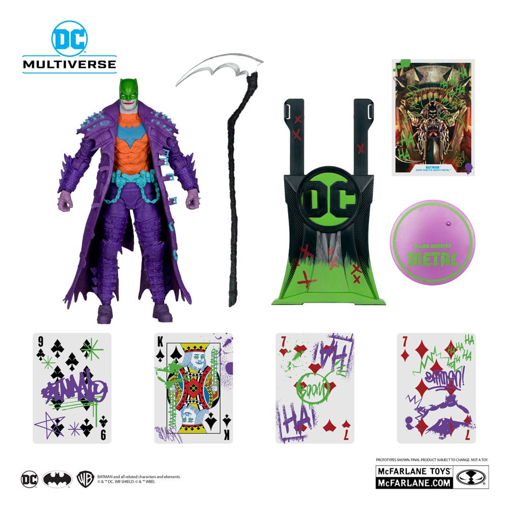 DC Multiverse Actionfigur Batman (Dark Nights: Death Metal) Jokerized (Gold Label) 18 cm Image 3