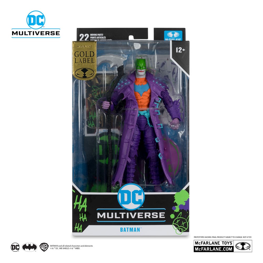 DC Multiverse Actionfigur Batman (Dark Nights: Death Metal) Jokerized (Gold Label) 18 cm Image 8