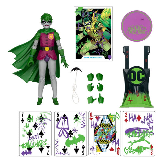 DC Rebirth DC Multiverse Actionfigur Robin (Dick Grayson) (Jokerized) (Gold Label) 18 cm Image 2