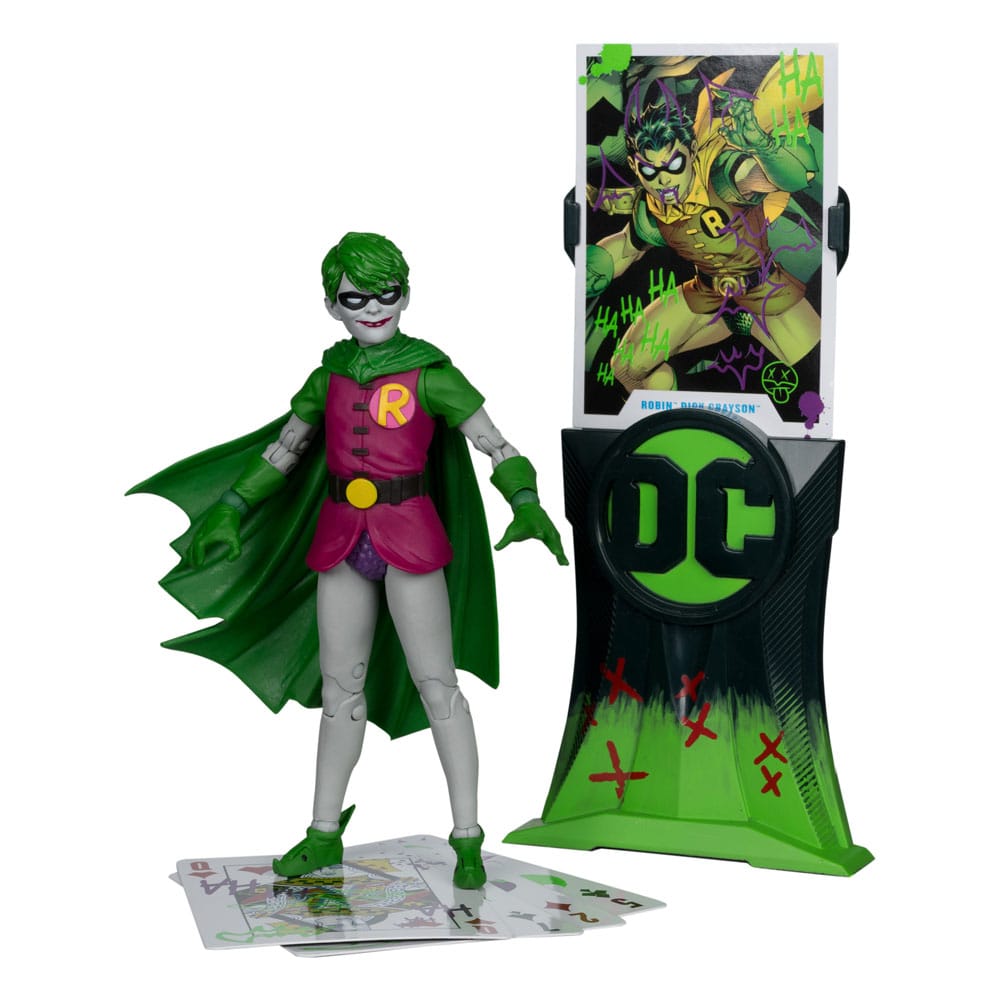 DC Rebirth DC Multiverse Actionfigur Robin (Dick Grayson) (Jokerized) (Gold Label) 18 cm Image 3