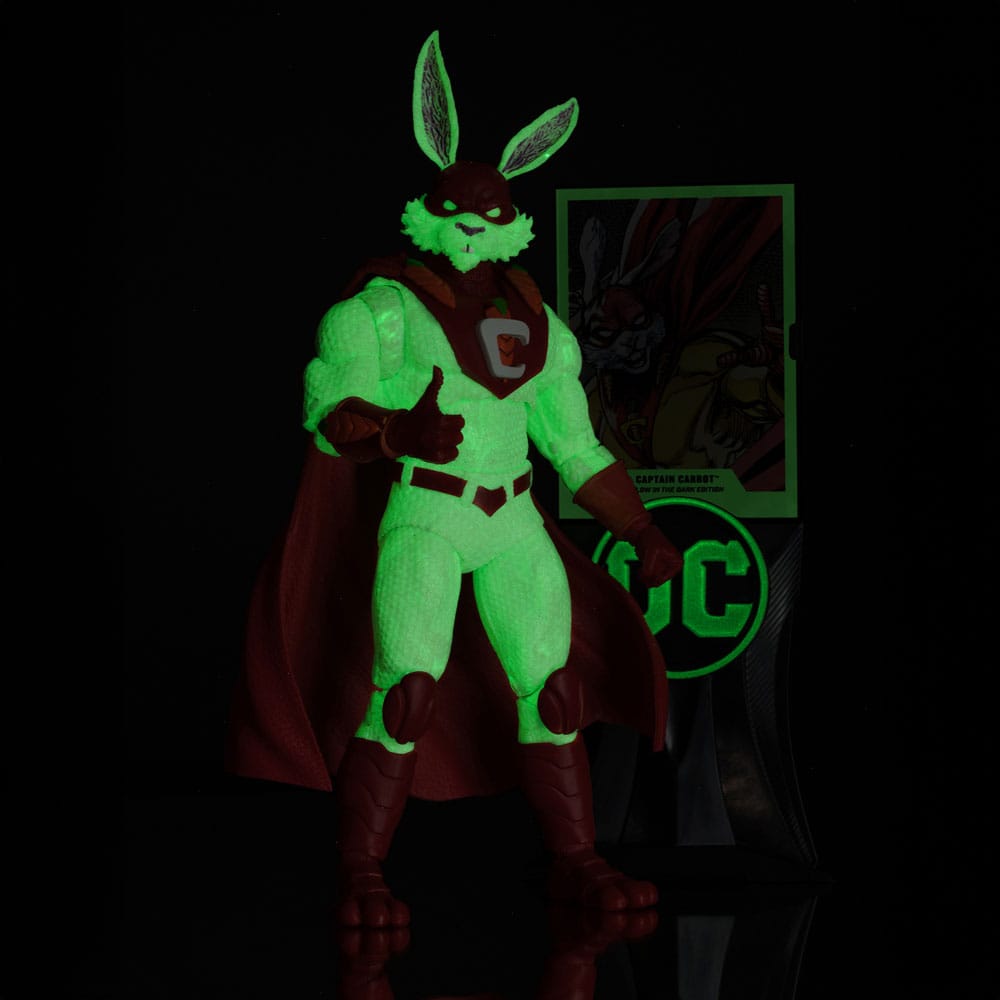 DC Multiverse Actionfigur Captain Carrot (Justice League Incarnate) Glow In The Dark Edition (Gold Label) 18 cm Image 2