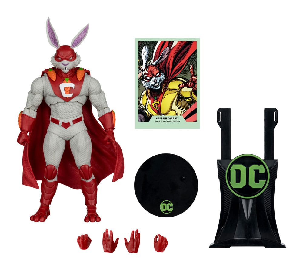 DC Multiverse Actionfigur Captain Carrot (Justice League Incarnate) Glow In The Dark Edition (Gold Label) 18 cm Image 3