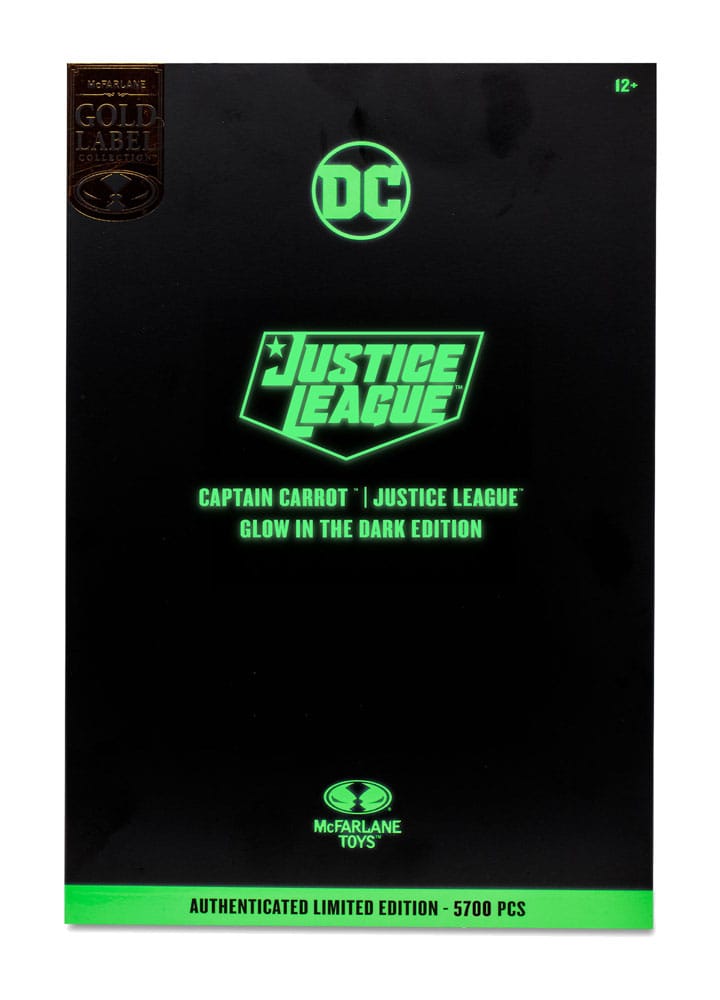 DC Multiverse Actionfigur Captain Carrot (Justice League Incarnate) Glow In The Dark Edition (Gold Label) 18 cm Image 8