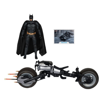 The Dark Knight DC Multiverse Actionfigur mit Fahrzeug Batman & The Batpod 18 cm Image 3