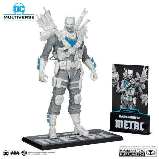 DC Multiverse Actionfigur The Grim Knight (Dark Nights Metal) (Black & White Accent Edition) (Gold Label) 18 cm Image 2