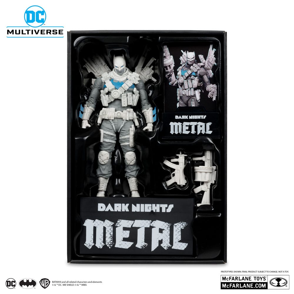 DC Multiverse Actionfigur The Grim Knight (Dark Nights Metal) (Black & White Accent Edition) (Gold Label) 18 cm Image 7