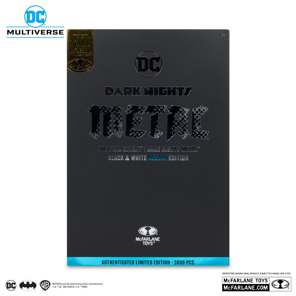 DC Multiverse Actionfigur The Grim Knight (Dark Nights Metal) (Black & White Accent Edition) (Gold Label) 18 cm Image 8