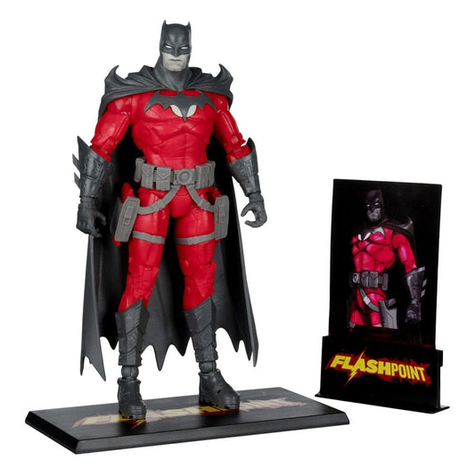 DC Multiverse Actionfigur Batman (Flashpoint) (Black & White Accent Edition) (Gold Label) 18 cm Image 2