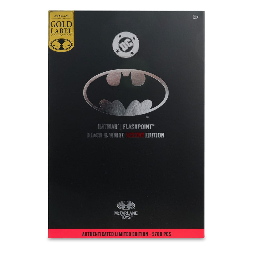 DC Multiverse Actionfigur Batman (Flashpoint) (Black & White Accent Edition) (Gold Label) 18 cm Image 8