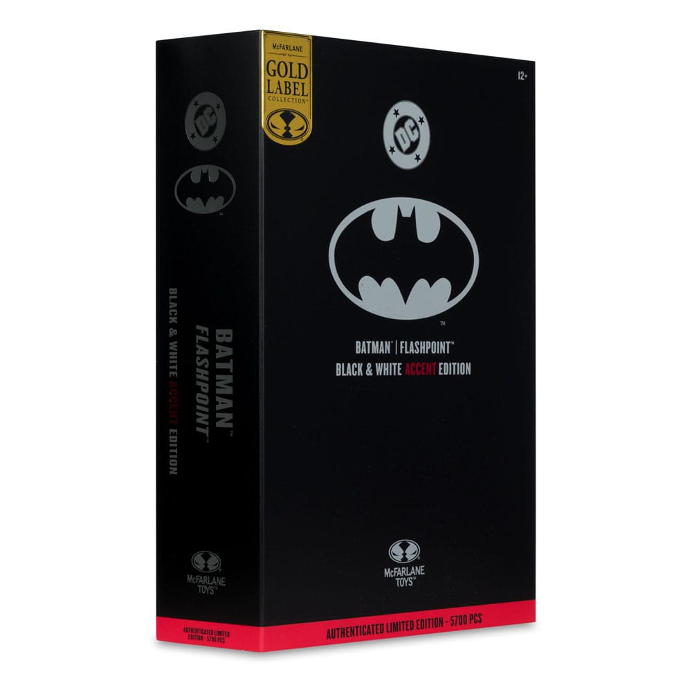 DC Multiverse Actionfigur Batman (Flashpoint) (Black & White Accent Edition) (Gold Label) 18 cm Image 9