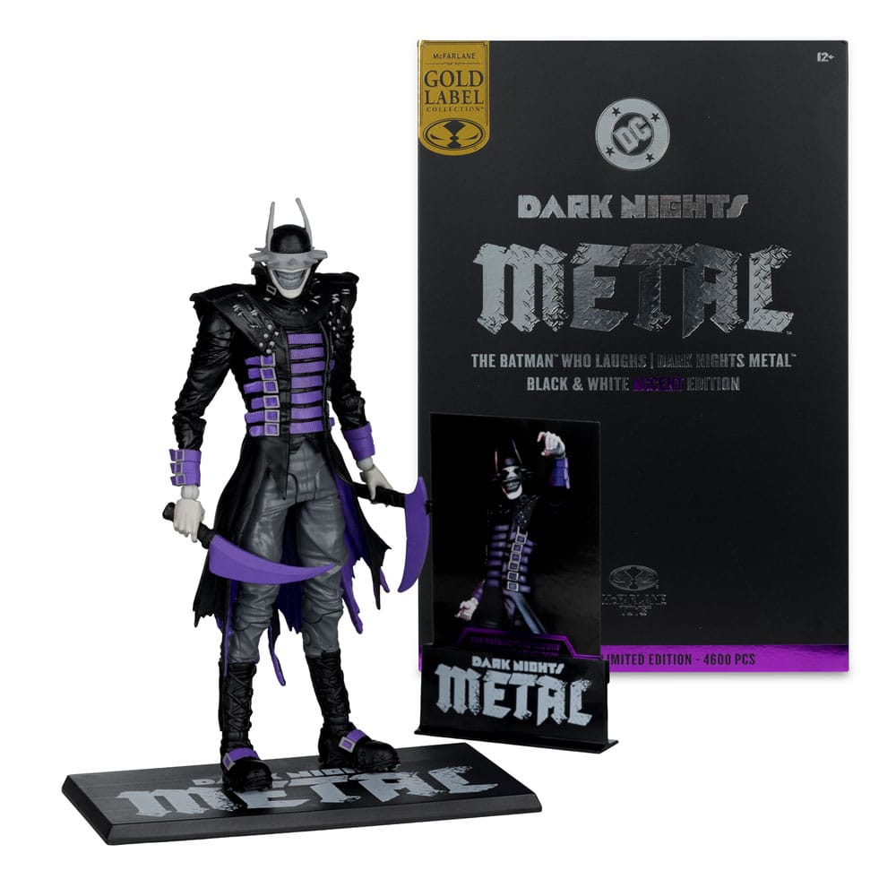 DC Multiverse Actionfigur The Batman Who Laughs (B&W with accent) (Gold Label) 18 cm Image 5