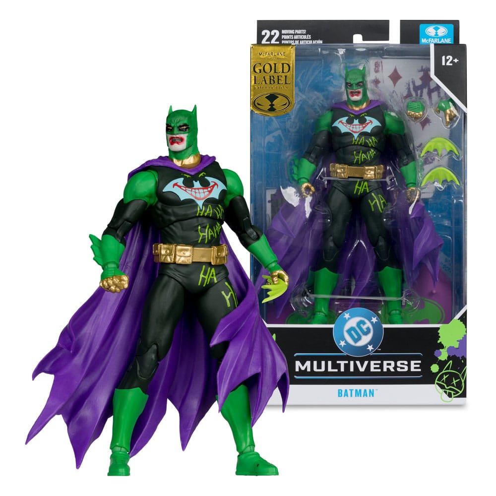 DC Multiverse Actionfigur Batman (Joker War) (Jokerized) (Gold Label) 18 cm Image 5