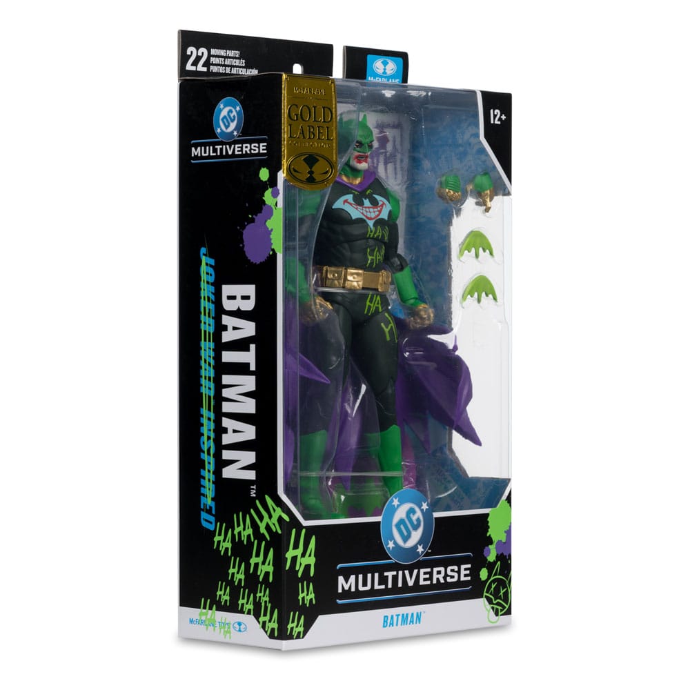 DC Multiverse Actionfigur Batman (Joker War) (Jokerized) (Gold Label) 18 cm Image 8
