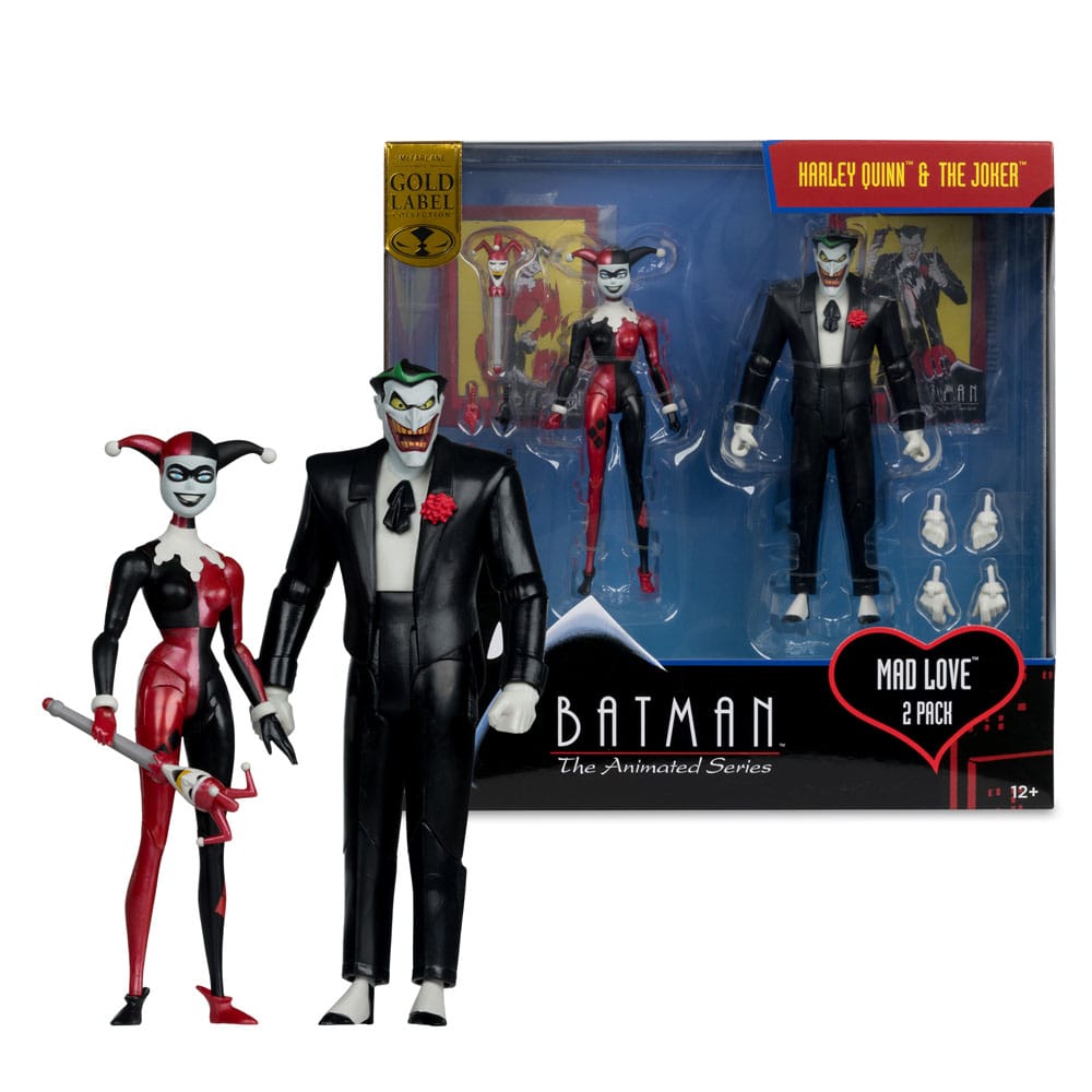 Batman: The Animated Series DC Direct Actionfiguren Harley Quinn & The Joker (Mad Love) (Gold Label) 18 cm Image 3