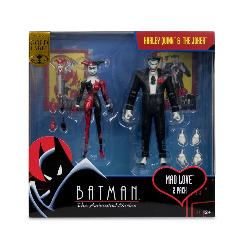 Batman: The Animated Series DC Direct Actionfiguren Harley Quinn & The Joker (Mad Love) (Gold Label) 18 cm Image 6