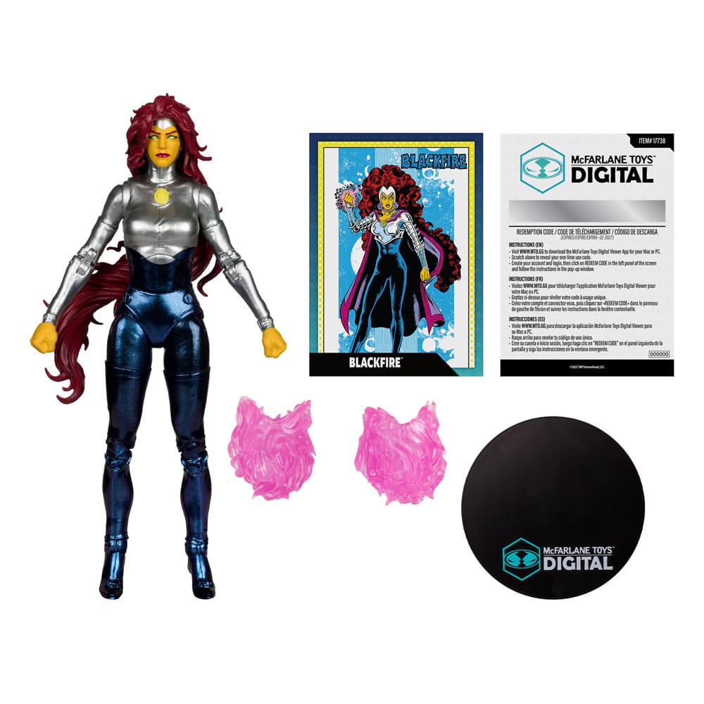 DC Direct McFarlane Toys Digital Actionfigur Blackfire (The New Teen Titans) 18 cm Image 3