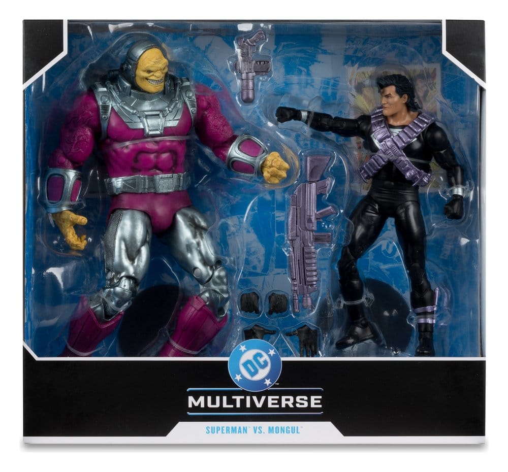 DC Multiverse Megafig Actionfigur 2er Pack Mongul vs Superman (Return of Superman) 25 cm Image 8