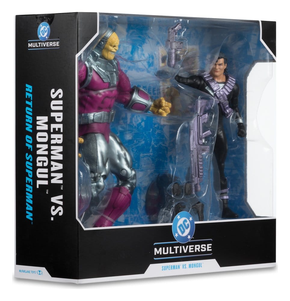 DC Multiverse Megafig Actionfigur 2er Pack Mongul vs Superman (Return of Superman) 25 cm Image 9