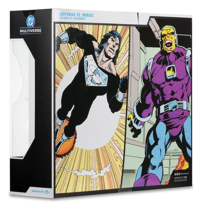 DC Multiverse Megafig Actionfigur 2er Pack Mongul vs Superman (Return of Superman) 25 cm Image 10