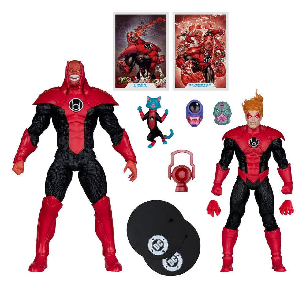 DC Multiverse Actionfiguren 2er-Pack Atrocitus and Red Lantern Corps (Green Lantern) 18 cm Image 2