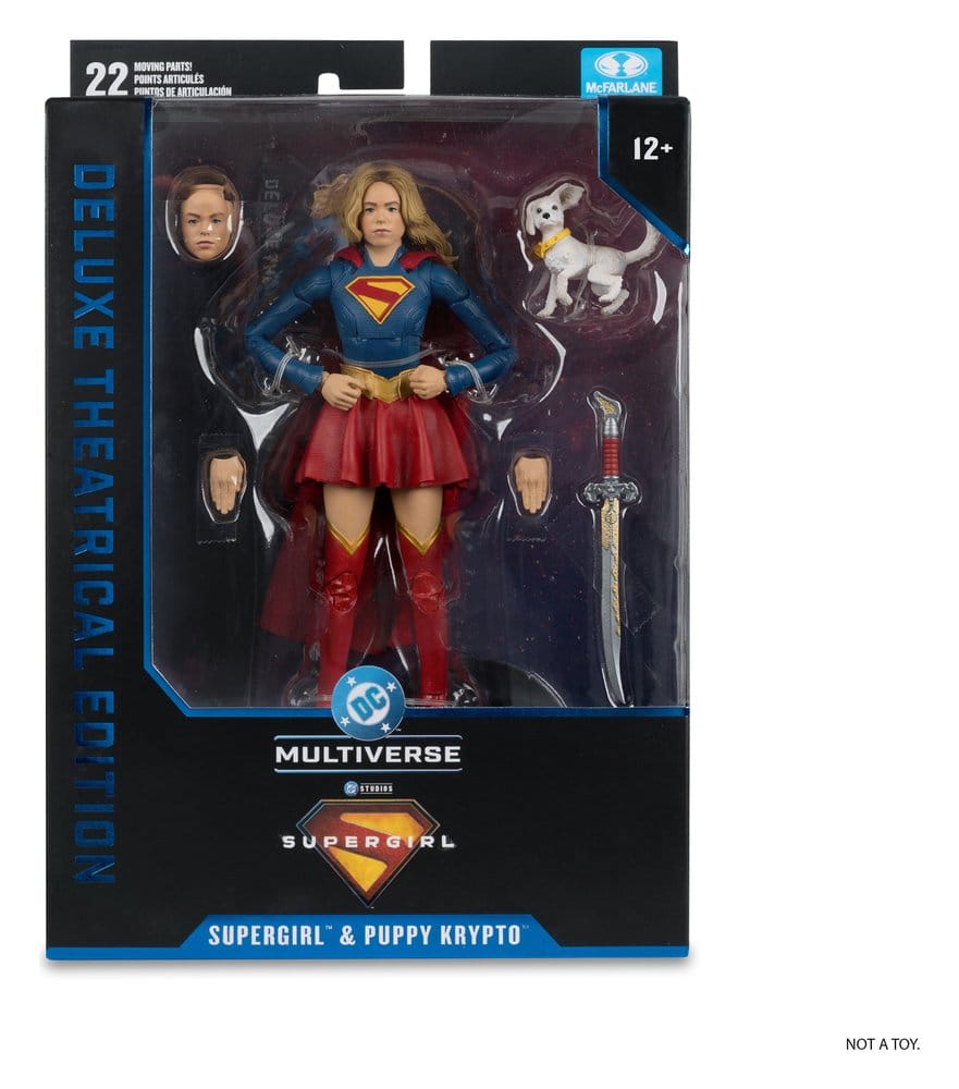 Supergirl (2026) DC Theatrical Deluxe Edition Actionfigur Supergirl & Baby Krypto 17 cm Image 7