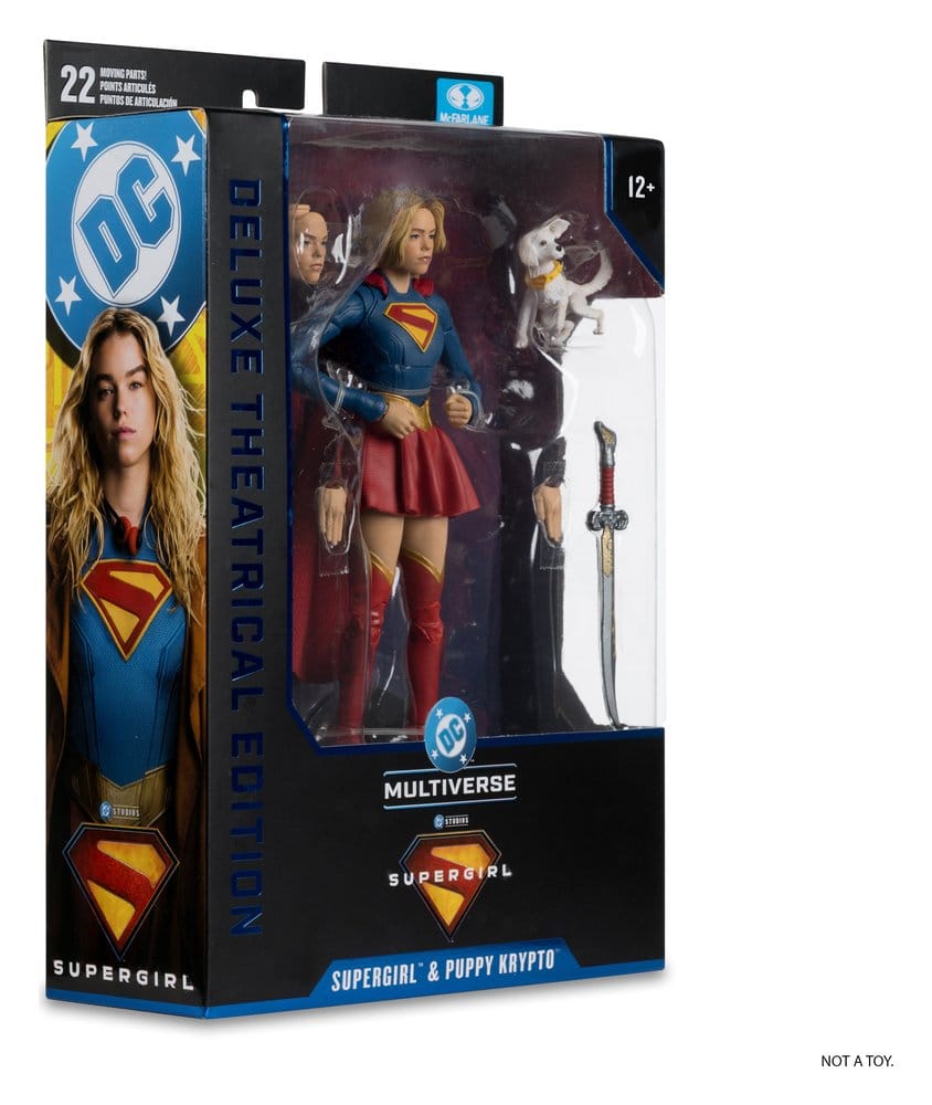 Supergirl (2026) DC Theatrical Deluxe Edition Actionfigur Supergirl & Baby Krypto 17 cm Image 8