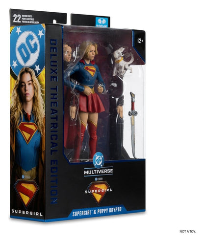 Supergirl (2026) DC Theatrical Deluxe Edition Actionfigur Supergirl & Baby Krypto 17 cm Image 8