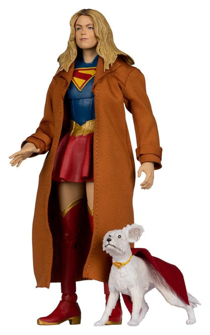 Supergirl (2026) DC Theatrical Deluxe Edition Actionfigur Supergirl & Krypto (Gold Label) 17 cm Image 1