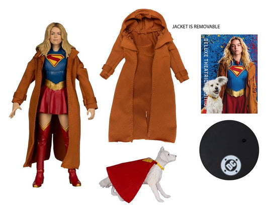 Supergirl (2026) DC Theatrical Deluxe Edition Actionfigur Supergirl & Krypto (Gold Label) 17 cm Image 2