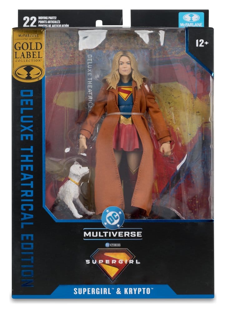 Supergirl (2026) DC Theatrical Deluxe Edition Actionfigur Supergirl & Krypto (Gold Label) 17 cm Image 6
