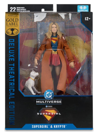 Supergirl (2026) DC Theatrical Deluxe Edition Actionfigur Supergirl & Krypto (Gold Label) 17 cm Image 6