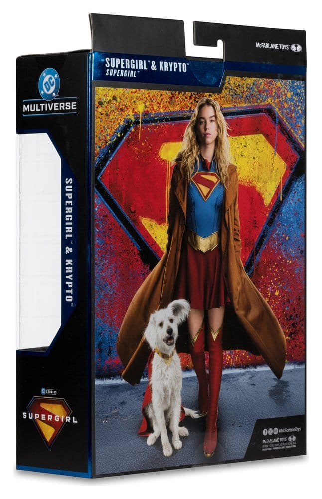 Supergirl (2026) DC Theatrical Deluxe Edition Actionfigur Supergirl & Krypto (Gold Label) 17 cm Image 8