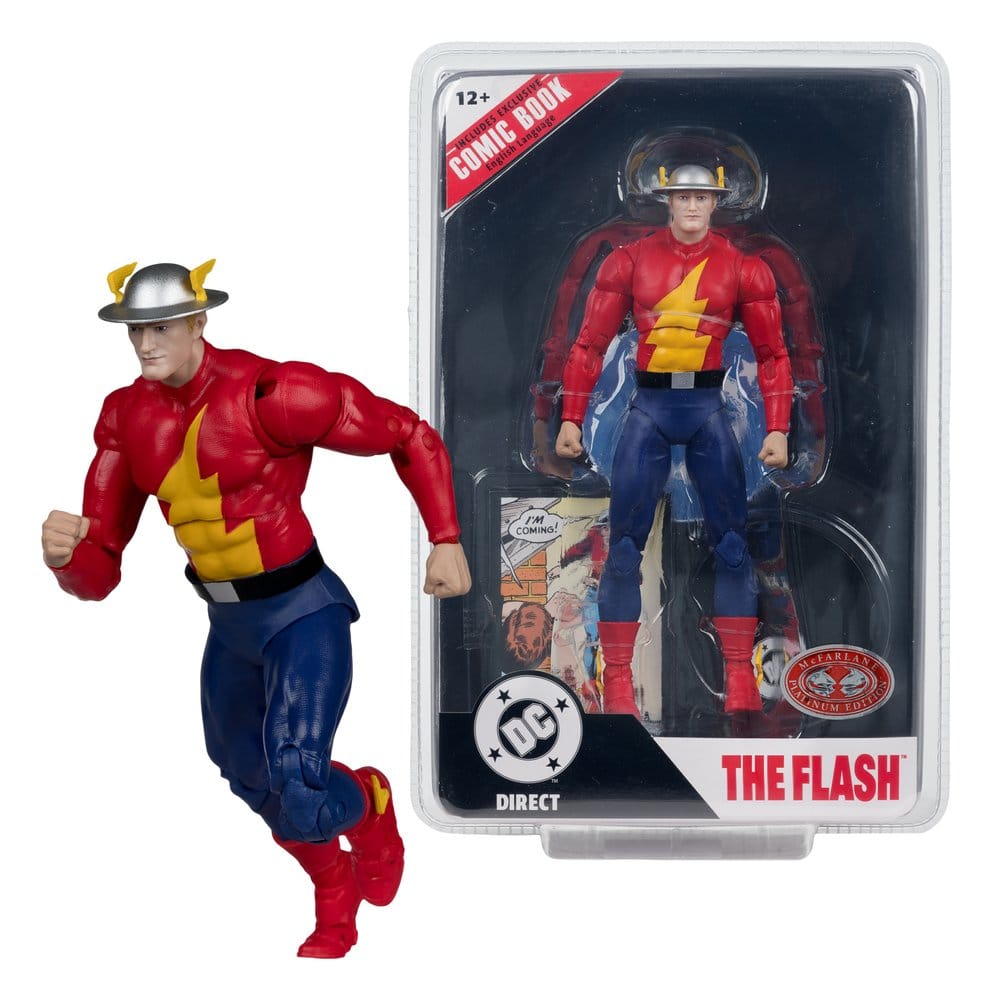 DC Direct Page Punchers Actionfigur The Flash Jay Garrick (The Flash #123) (Red Platinum Edition) 18 cm Image 5