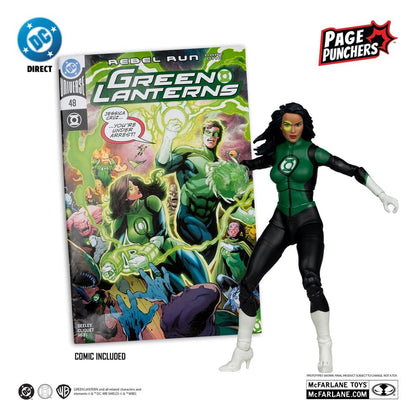 DC Direct Page Punchers Actionfigur Jessica Cruz (Green Lanterns # 48) (Red Platinum Edition) 18 cm Image 2
