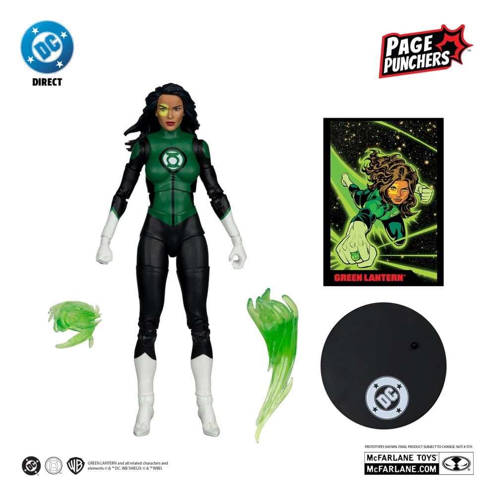 DC Direct Page Punchers Actionfigur Jessica Cruz (Green Lanterns # 48) (Red Platinum Edition) 18 cm Image 3