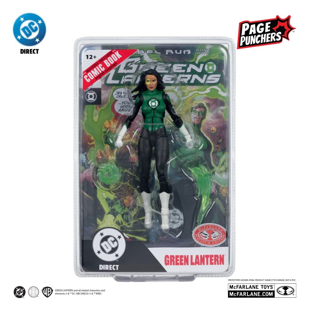 DC Direct Page Punchers Actionfigur Jessica Cruz (Green Lanterns # 48) (Red Platinum Edition) 18 cm Image 7
