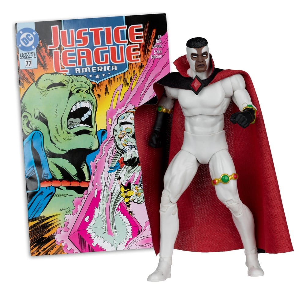 DC Direct Page Punchers Actionfigur Bloodwynd (Justice League #77) (Red Platinum Edition) 18 cm Image 2