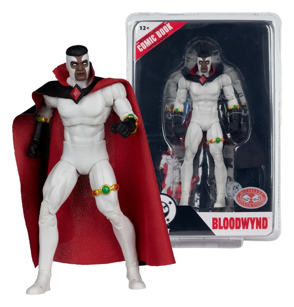DC Direct Page Punchers Actionfigur Bloodwynd (Justice League #77) (Red Platinum Edition) 18 cm Image 5