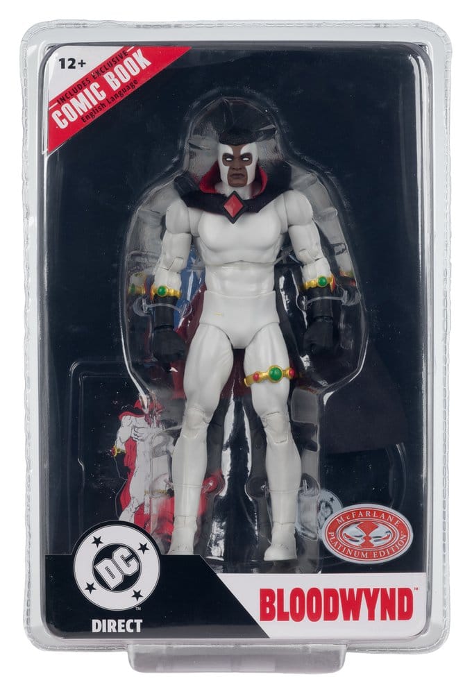DC Direct Page Punchers Actionfigur Bloodwynd (Justice League #77) (Red Platinum Edition) 18 cm Image 8