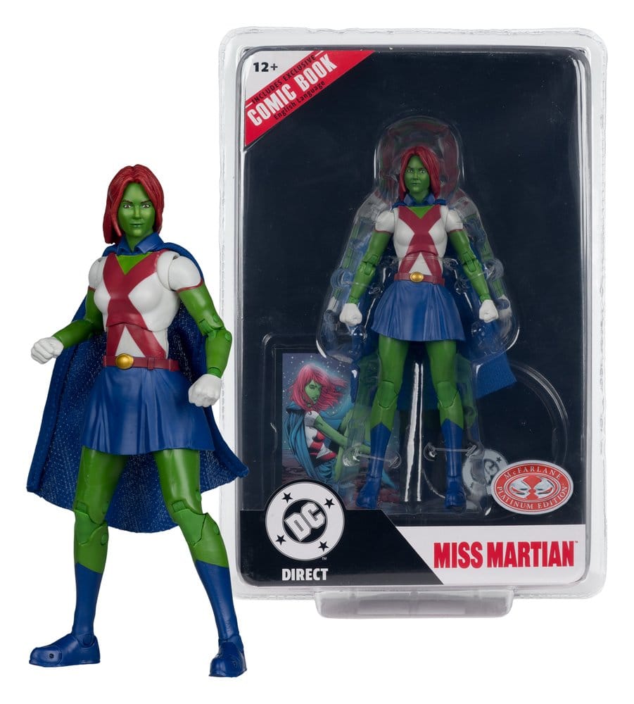 DC Direct Page Punchers Actionfigur Miss Martian (Teen Titans #41) (Red Platinum Edition) 17 cm Image 5