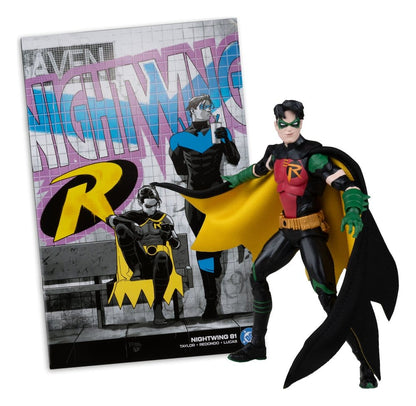 DC Direct Page Punchers Actionfigur Robin Tim Drake (Nightwing #81) (Red Platinum Edition) 18 cm Image 2