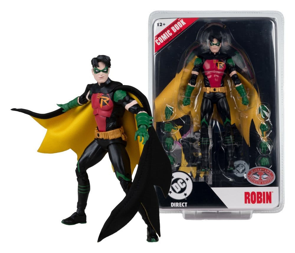 DC Direct Page Punchers Actionfigur Robin Tim Drake (Nightwing #81) (Red Platinum Edition) 18 cm Image 5