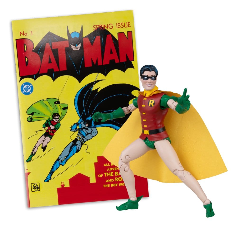 DC Direct Page Punchers Actionfigur Robin Dick Grayson (Batman #1) (Red Platinum Edition) 14 cm Image 2