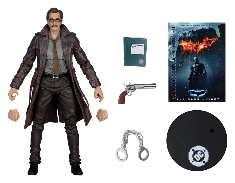 DC Multiverse Actionfigur Commissioner James Gordon (The Dark Knight Trilogy) Deluxe Theatrical Edition 18 cm Image 2