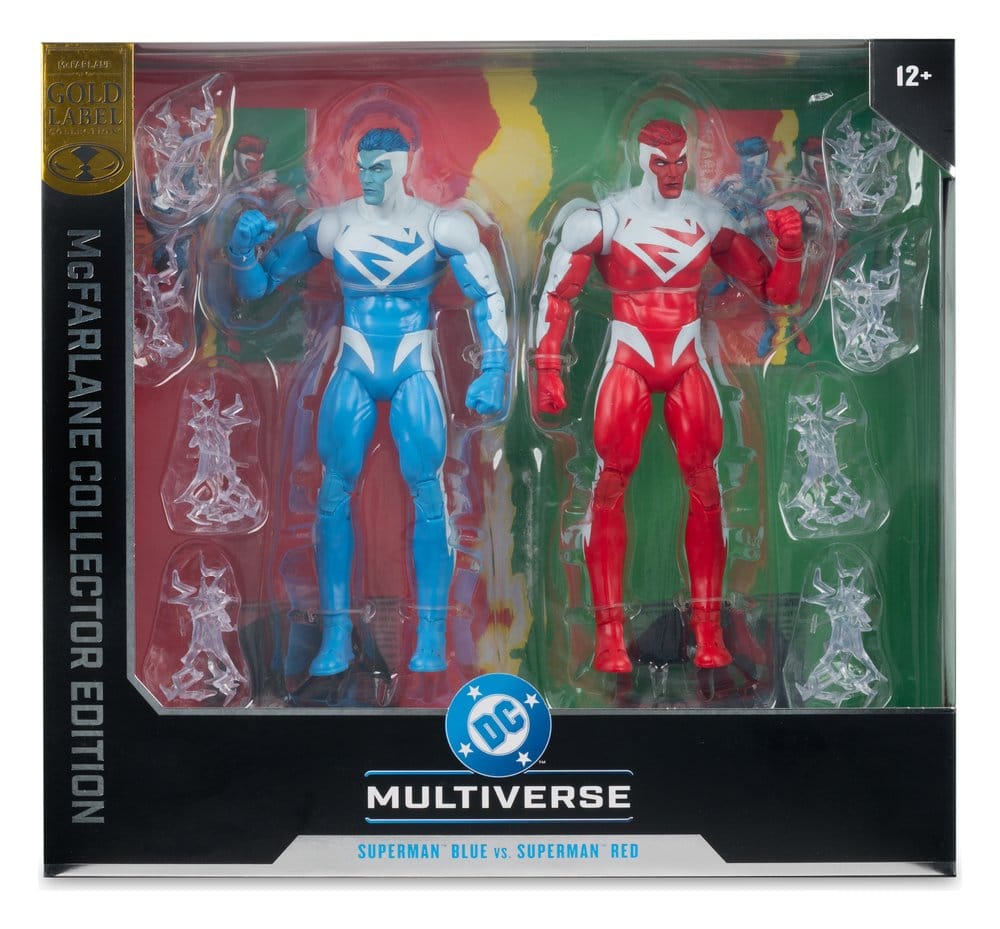 DC Multiverse Actionfiguren 2er-Pack Superman Blue vs. Superman Red (Gold Label) 18 cm Image 8