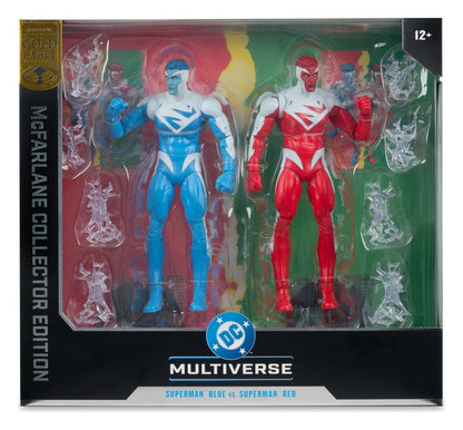 DC Multiverse Actionfiguren 2er-Pack Superman Blue vs. Superman Red (Gold Label) 18 cm Image 8